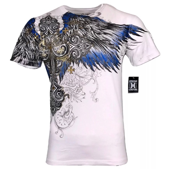 XTREME COUTURE by AFFLICTION Men T-Shirt ENSIGN - Picture 2 of 9